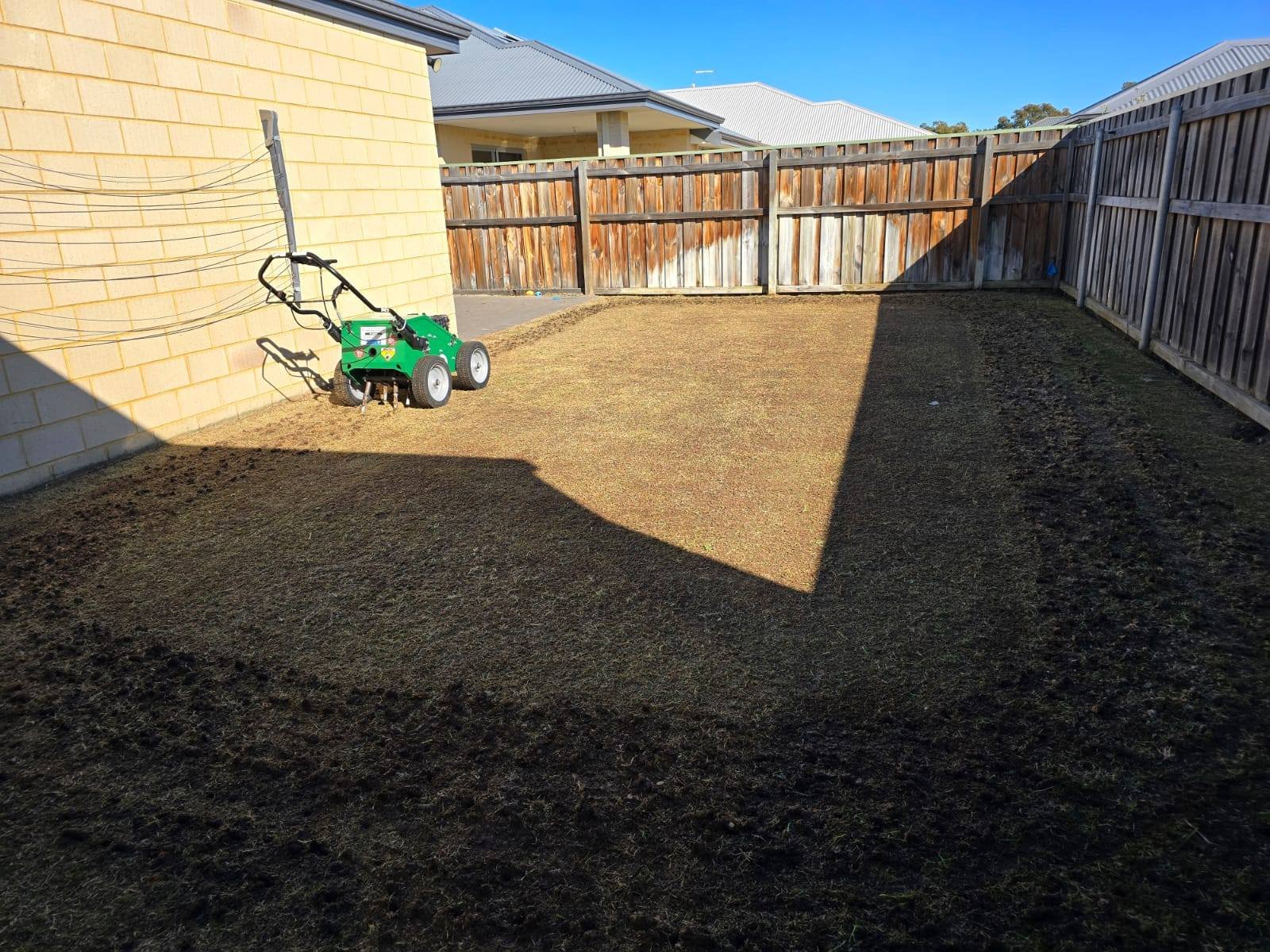Lawn renovation